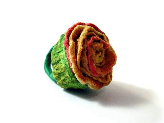 Ana Hagopian - Ring. Paper, color. Photo from http://www.anahagopian.com