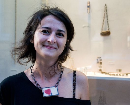 Valentina Caporali at Eleni Marneri Gallery. Photo by Eleni Roumpou
