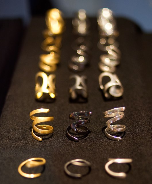 Rings by Rallou Katsari. Photo by Eleni Roumpou
